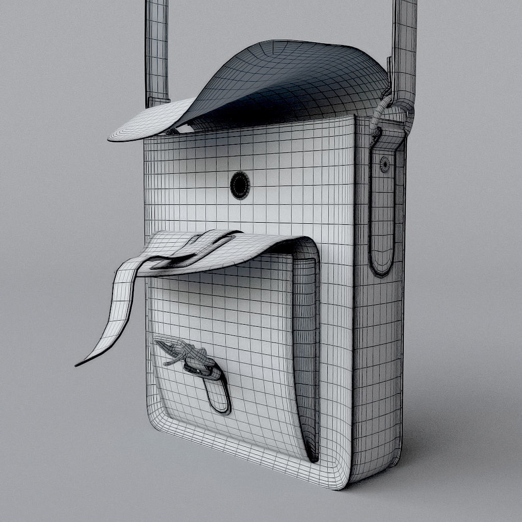 6 Rigged Bag 3D Model Collection_16