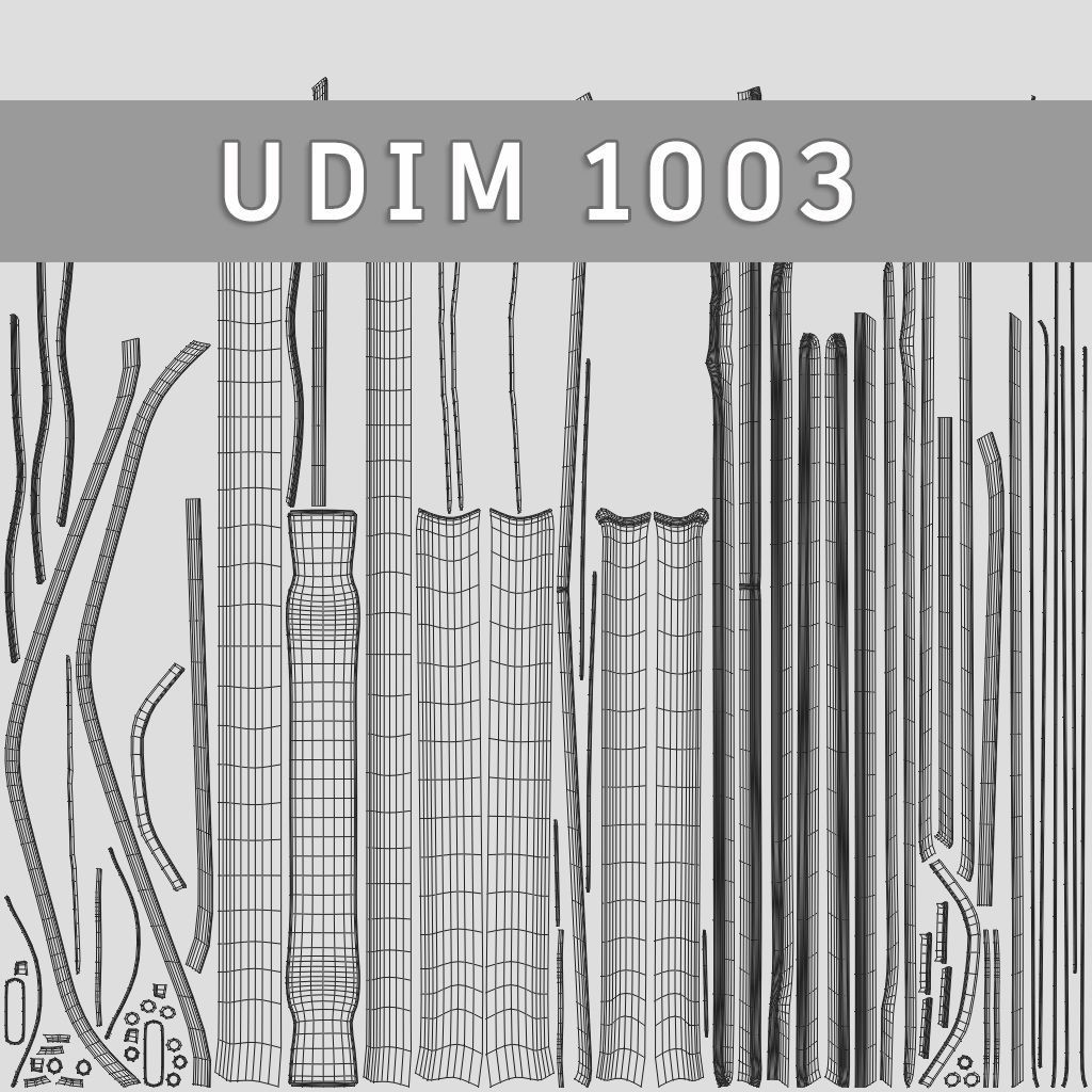 6 Rigged Bag 3D Model Collection_26