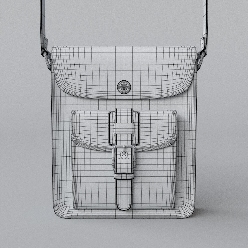 6 Rigged Bag 3D Model Collection_17