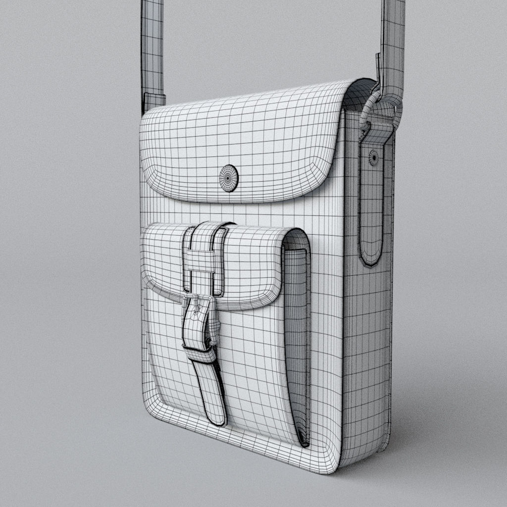 6 Rigged Bag 3D Model Collection_18