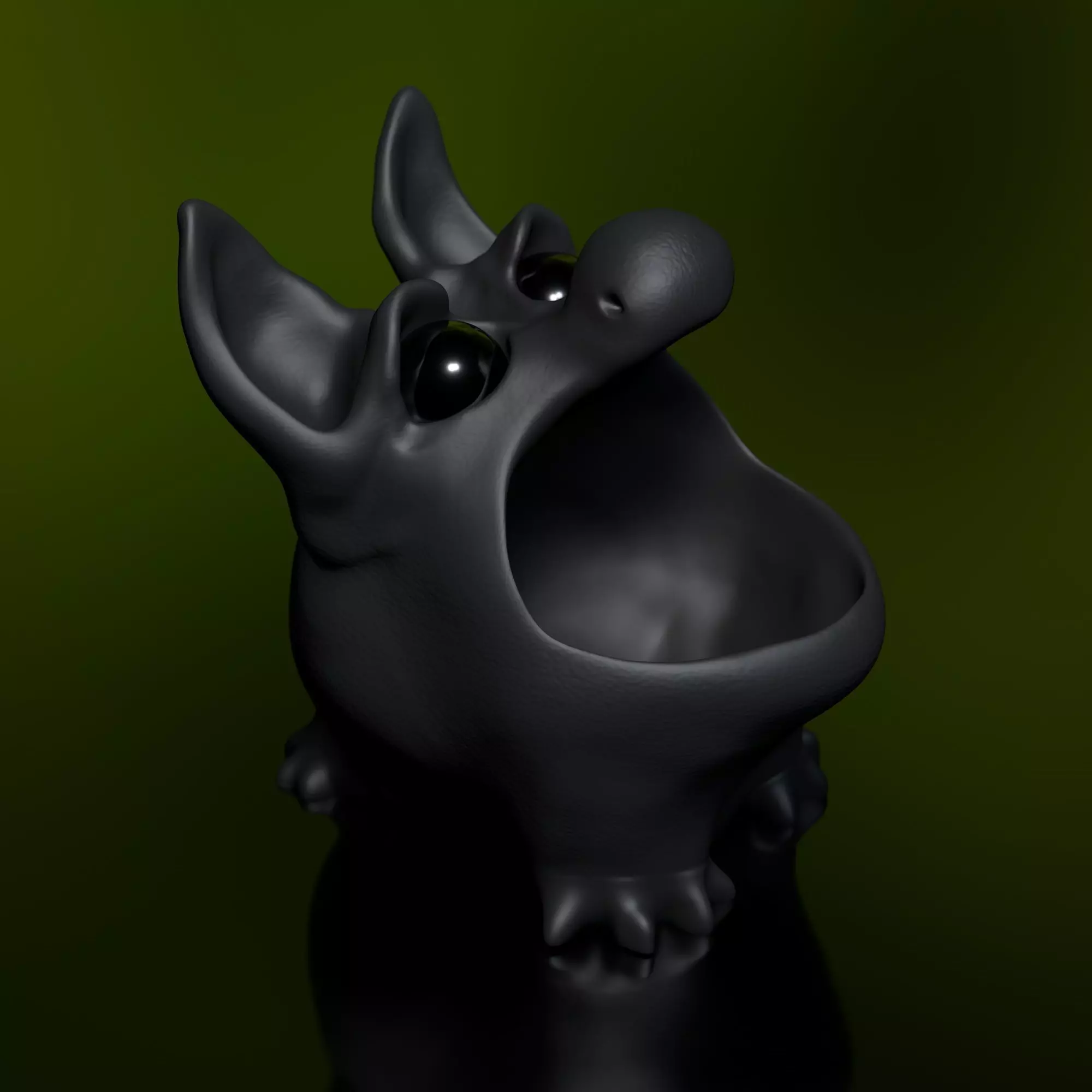 Bluffy - STL Modell High-Polygon 3D print model_0