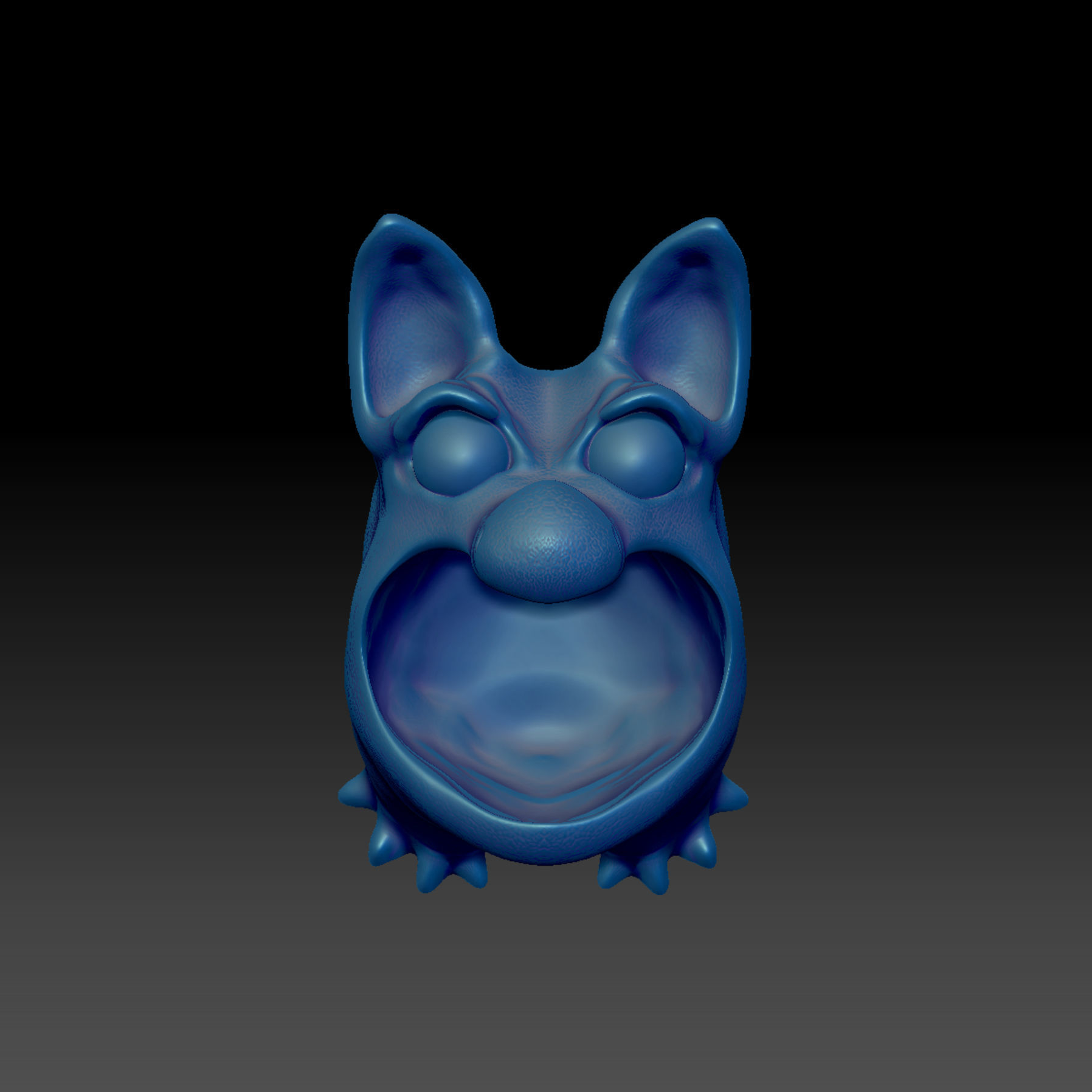 Bluffy - STL Modell High-Polygon 3D print model_14