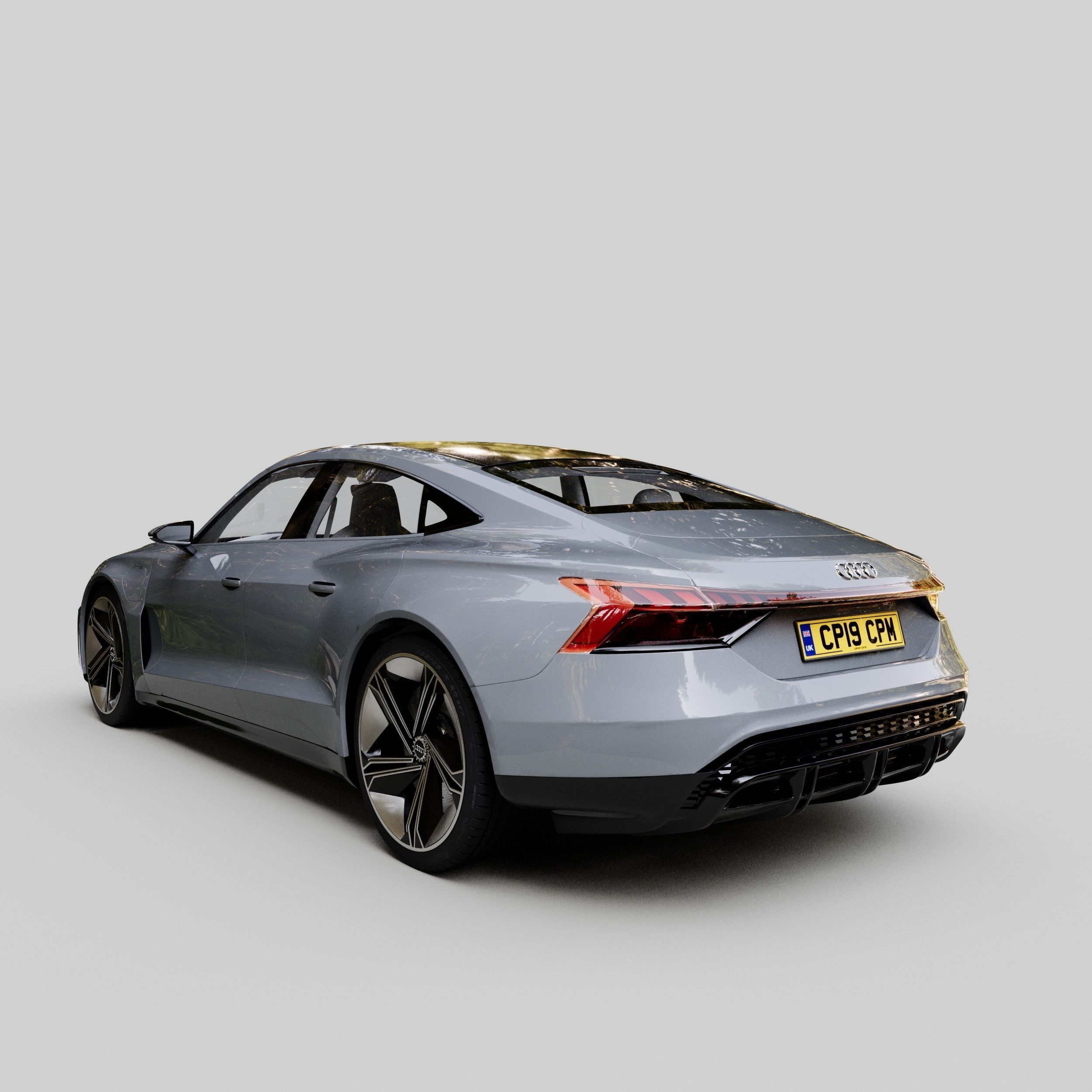 Audi E-Tron 3D model_1