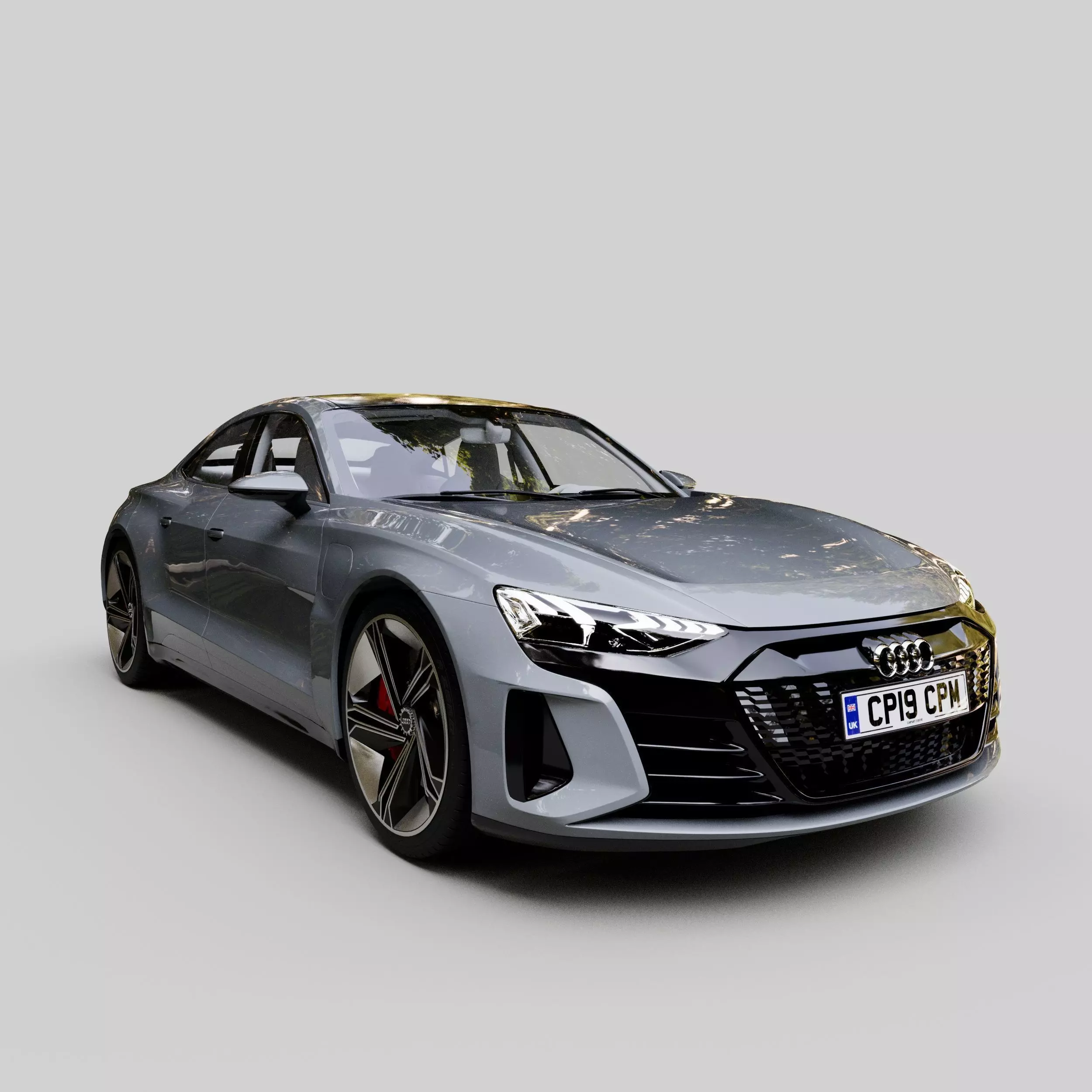 Audi E-Tron 3D model_0