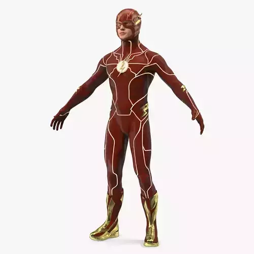 DC Flash Character A-pose