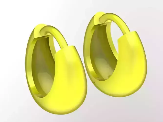 5791 simple 18k earrings