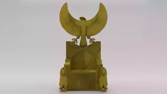 Fantasy Throne of Ancient Egypt - The Throne of Pharaoh 01