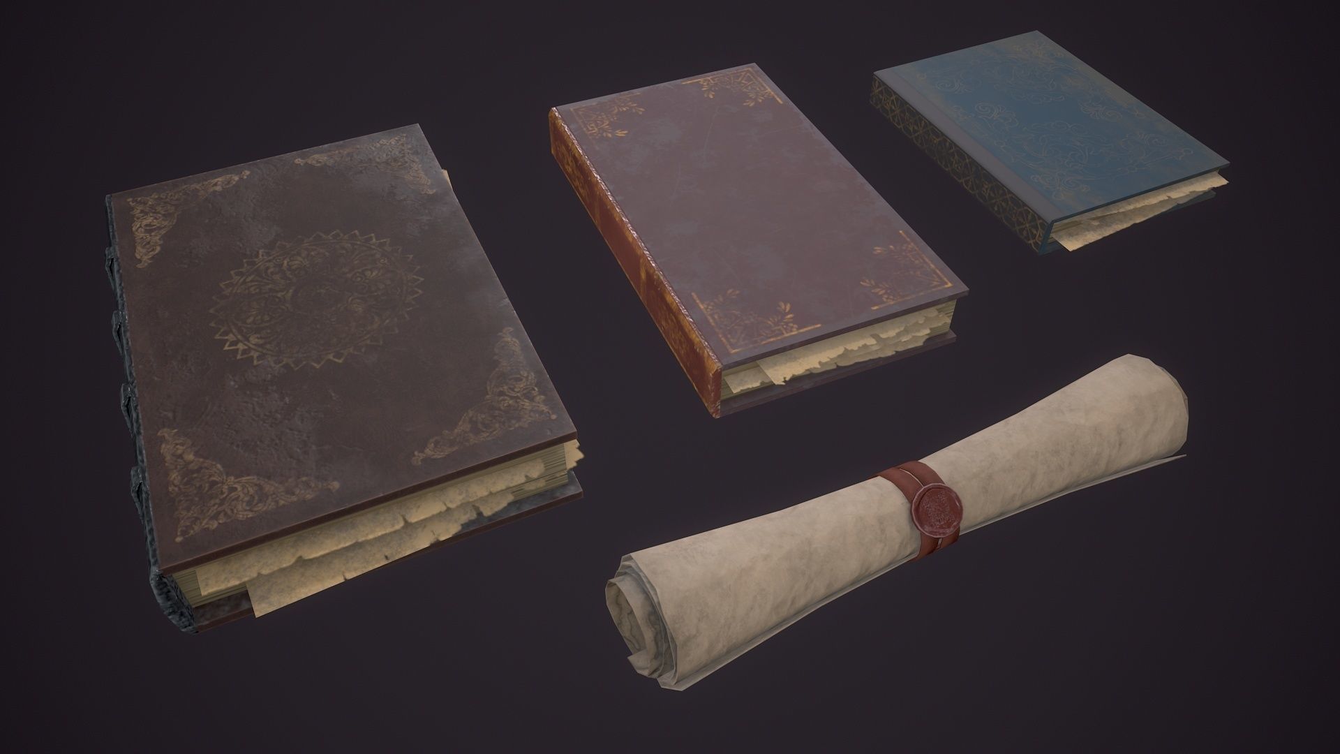 Magic Accessories Low-poly 3D model_3
