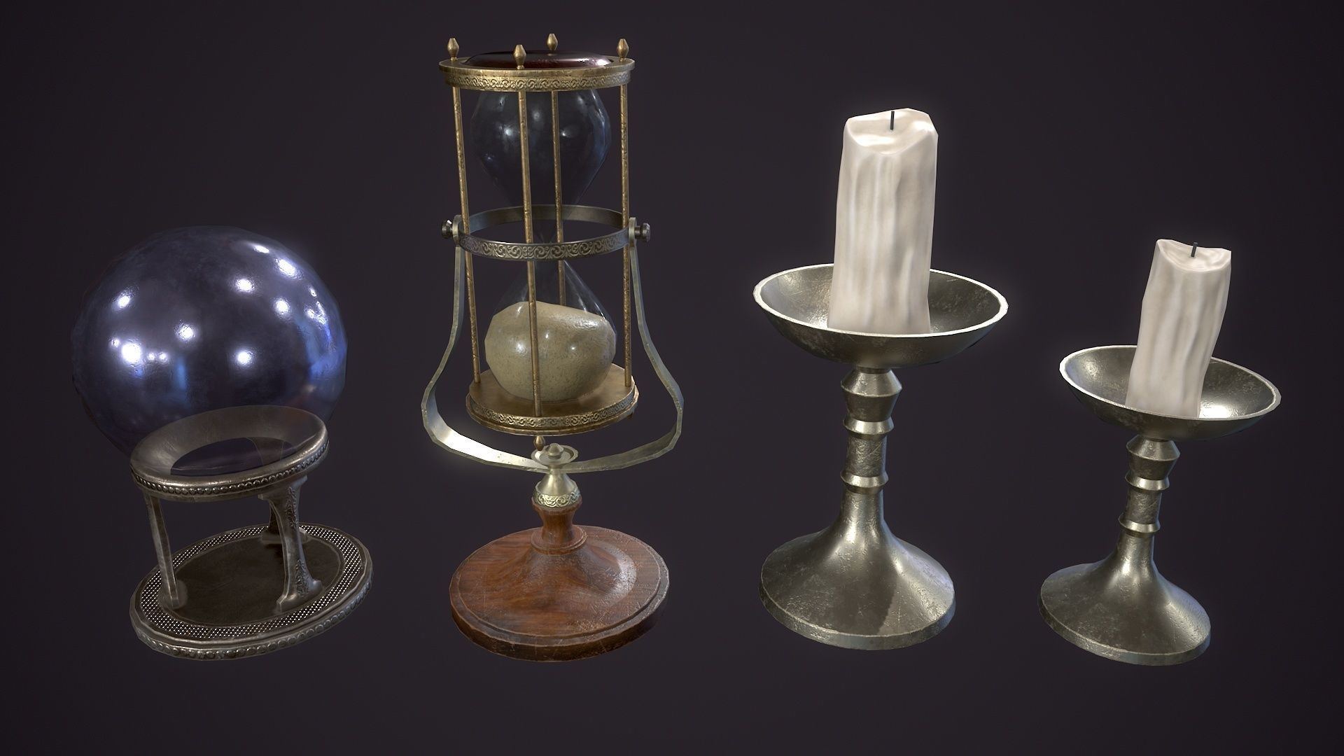 Magic Accessories Low-poly 3D model_1