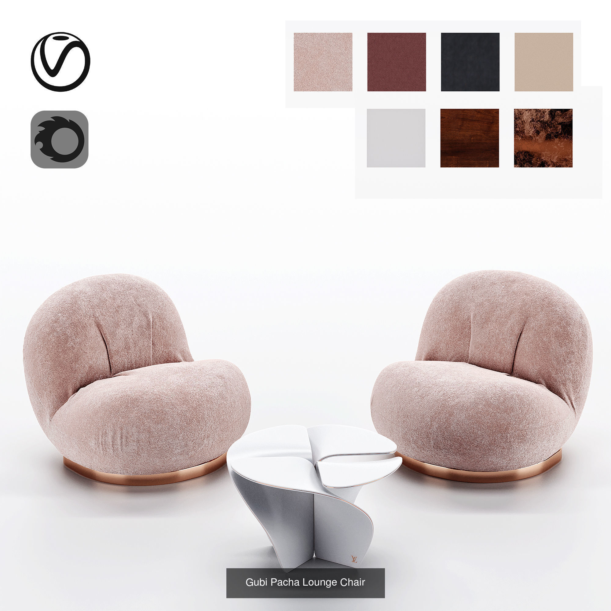 10 Different SETS of Furniture SET VOL03 3D Model Collection_2