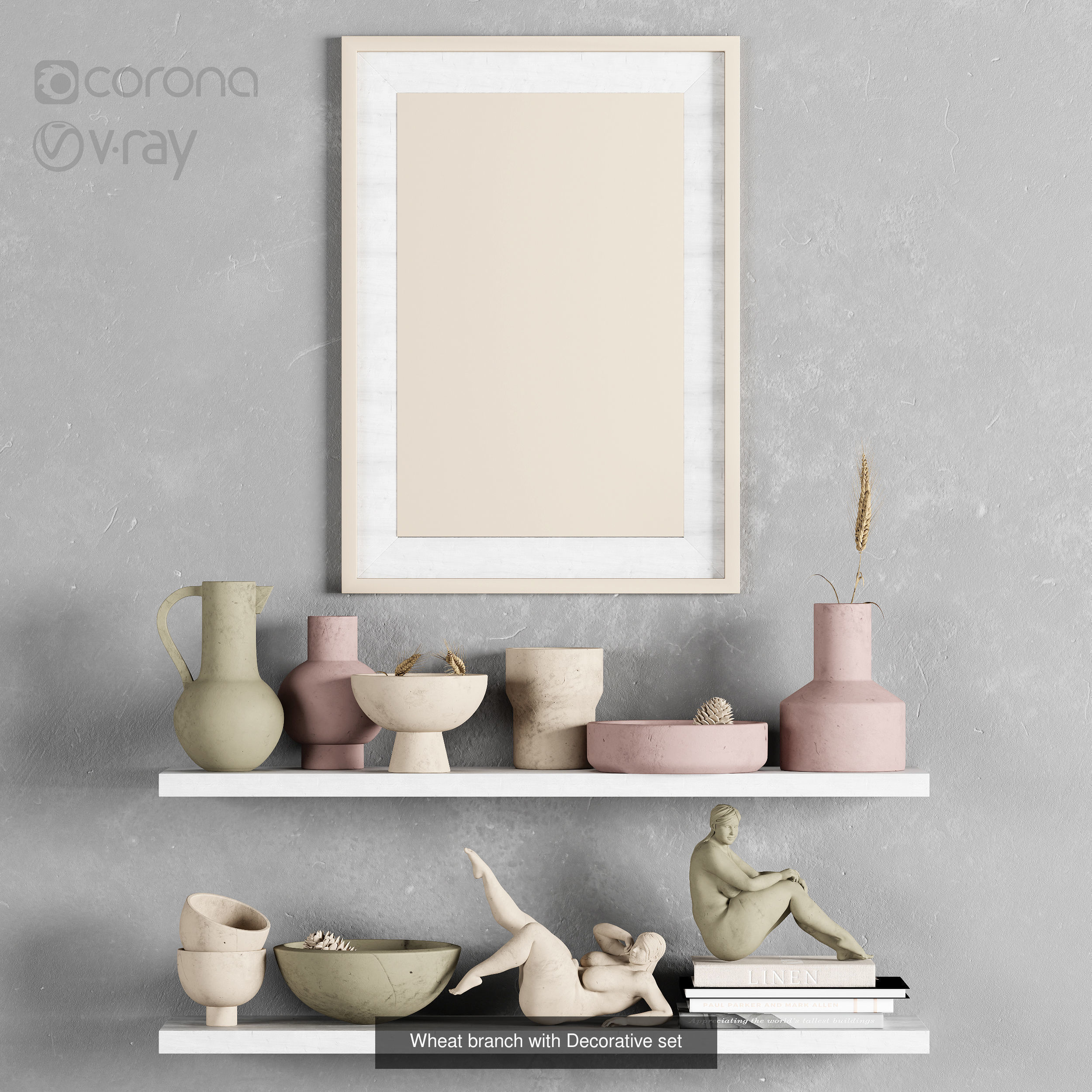 10 Different SETS of Furniture SET VOL03 3D Model Collection_8