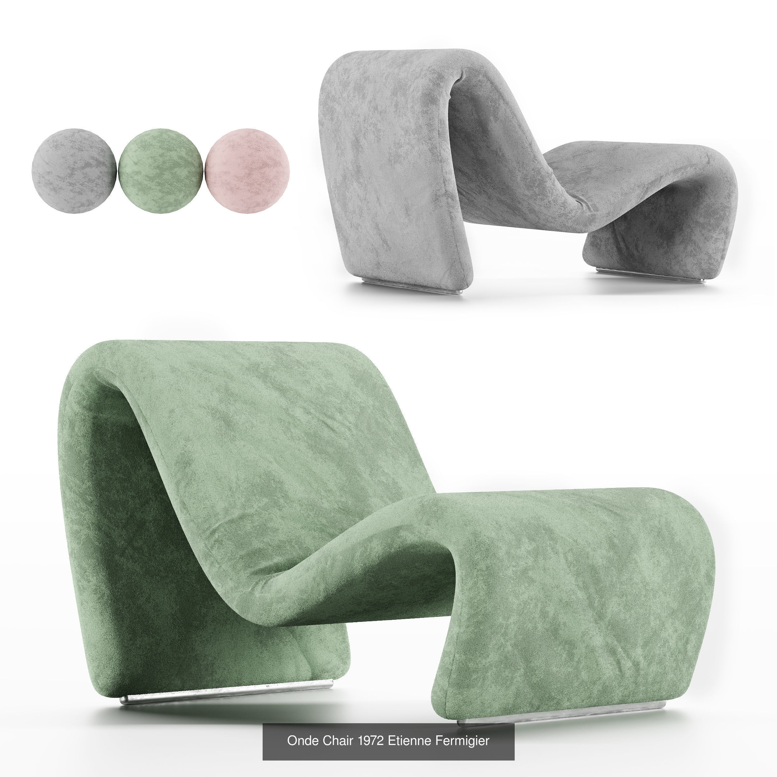 10 Different SETS of Furniture SET VOL03 3D Model Collection_9