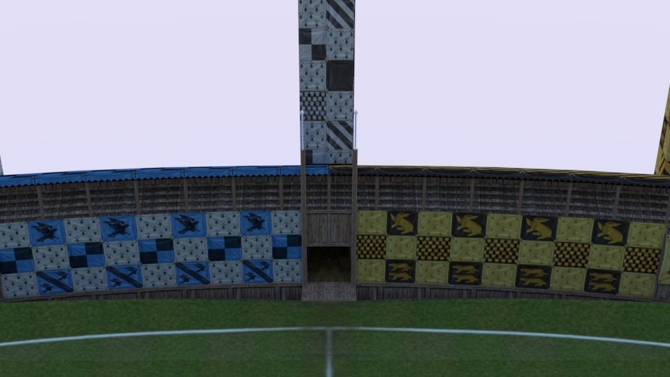 Quidditch Stadium Low-poly 3D model_10