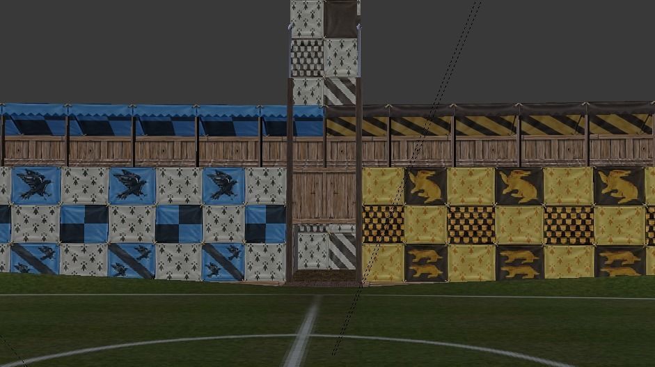 Quidditch Stadium Low-poly 3D model_44