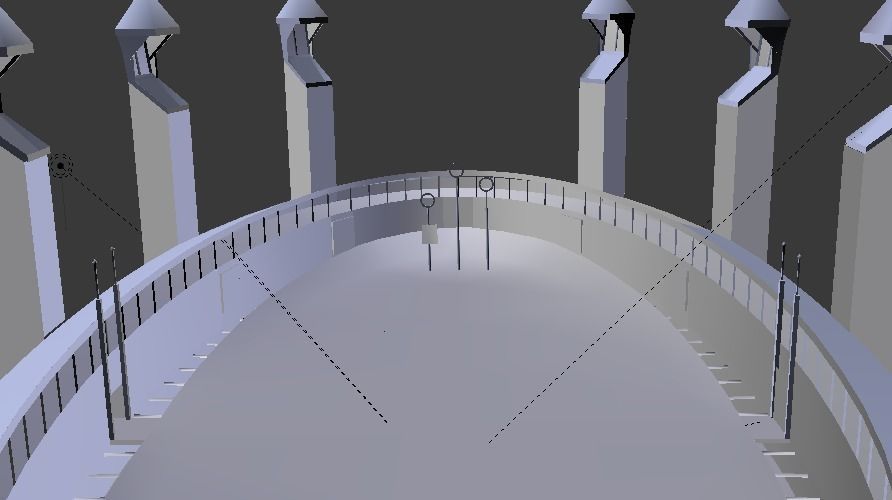 Quidditch Stadium Low-poly 3D model_72