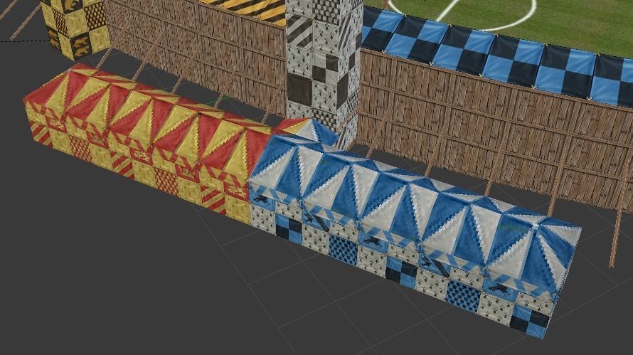 Quidditch Stadium Low-poly 3D model_35