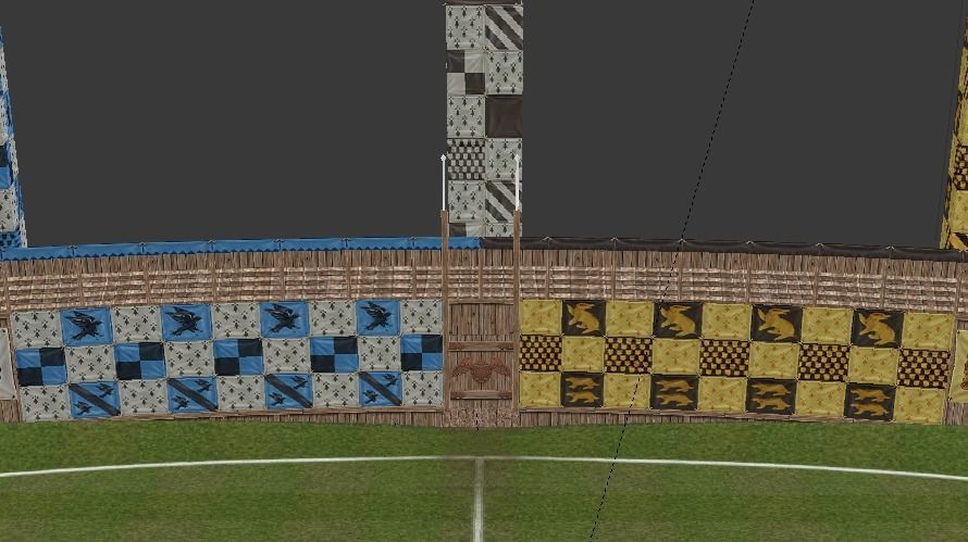 Quidditch Stadium Low-poly 3D model_29