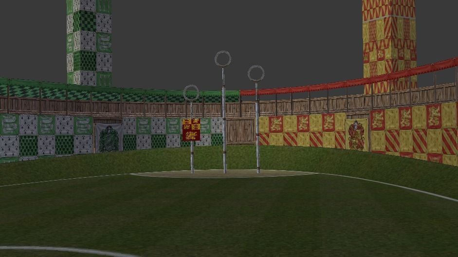 Quidditch Stadium Low-poly 3D model_45