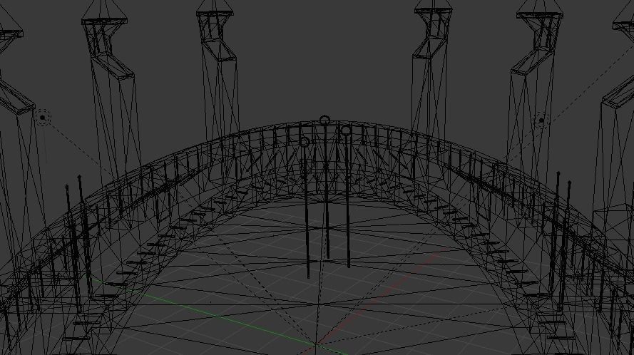 Quidditch Stadium Low-poly 3D model_92