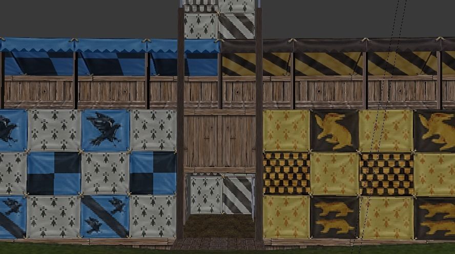 Quidditch Stadium Low-poly 3D model_54