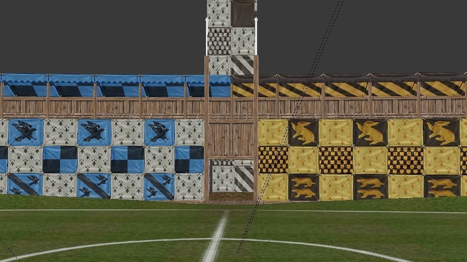 Quidditch Stadium Low-poly 3D model_24