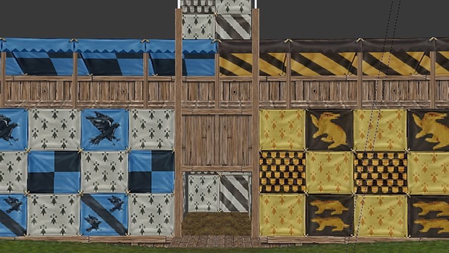 Quidditch Stadium Low-poly 3D model_34