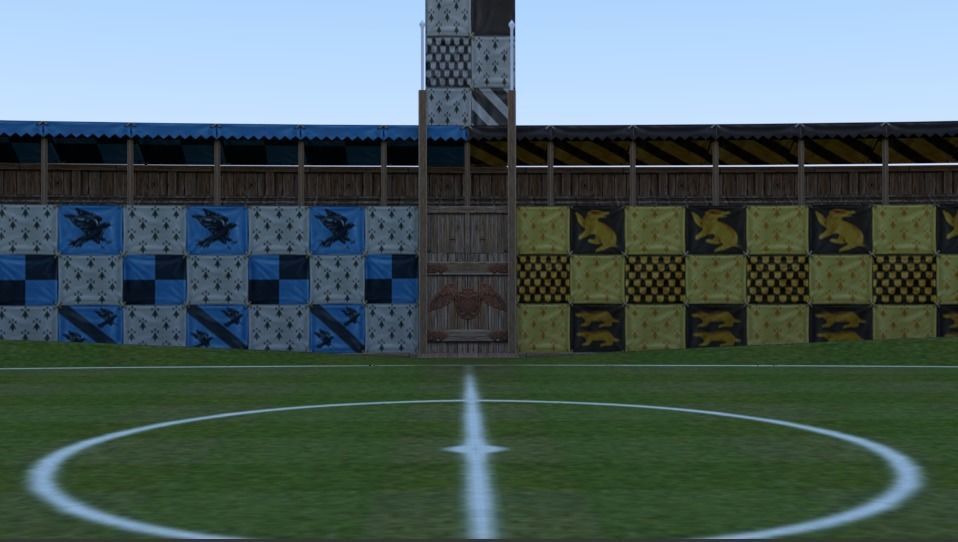Quidditch Stadium Low-poly 3D model_3