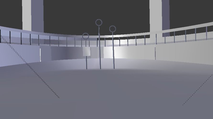 Quidditch Stadium Low-poly 3D model_61
