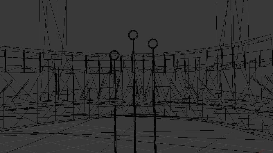 Quidditch Stadium Low-poly 3D model_85