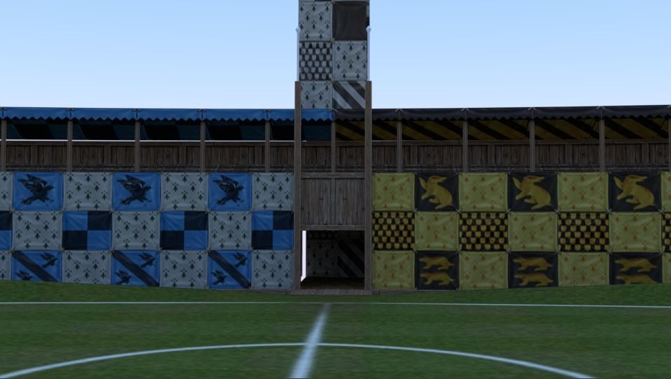 Quidditch Stadium Low-poly 3D model_4