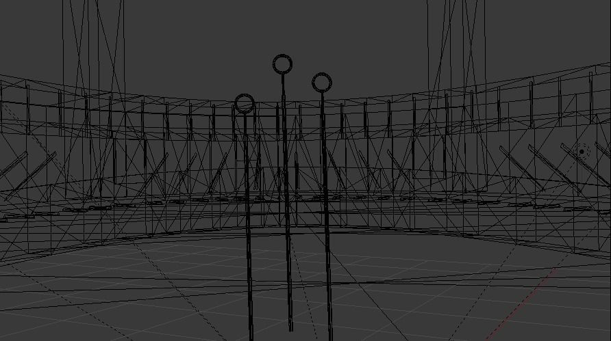 Quidditch Stadium Low-poly 3D model_81