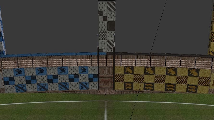 Quidditch Stadium Low-poly 3D model_49