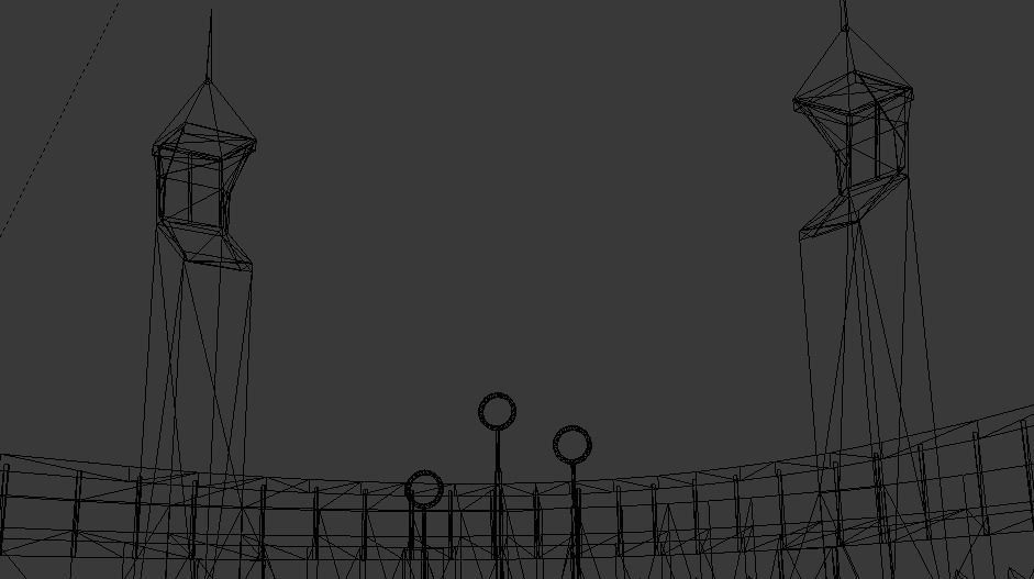 Quidditch Stadium Low-poly 3D model_86