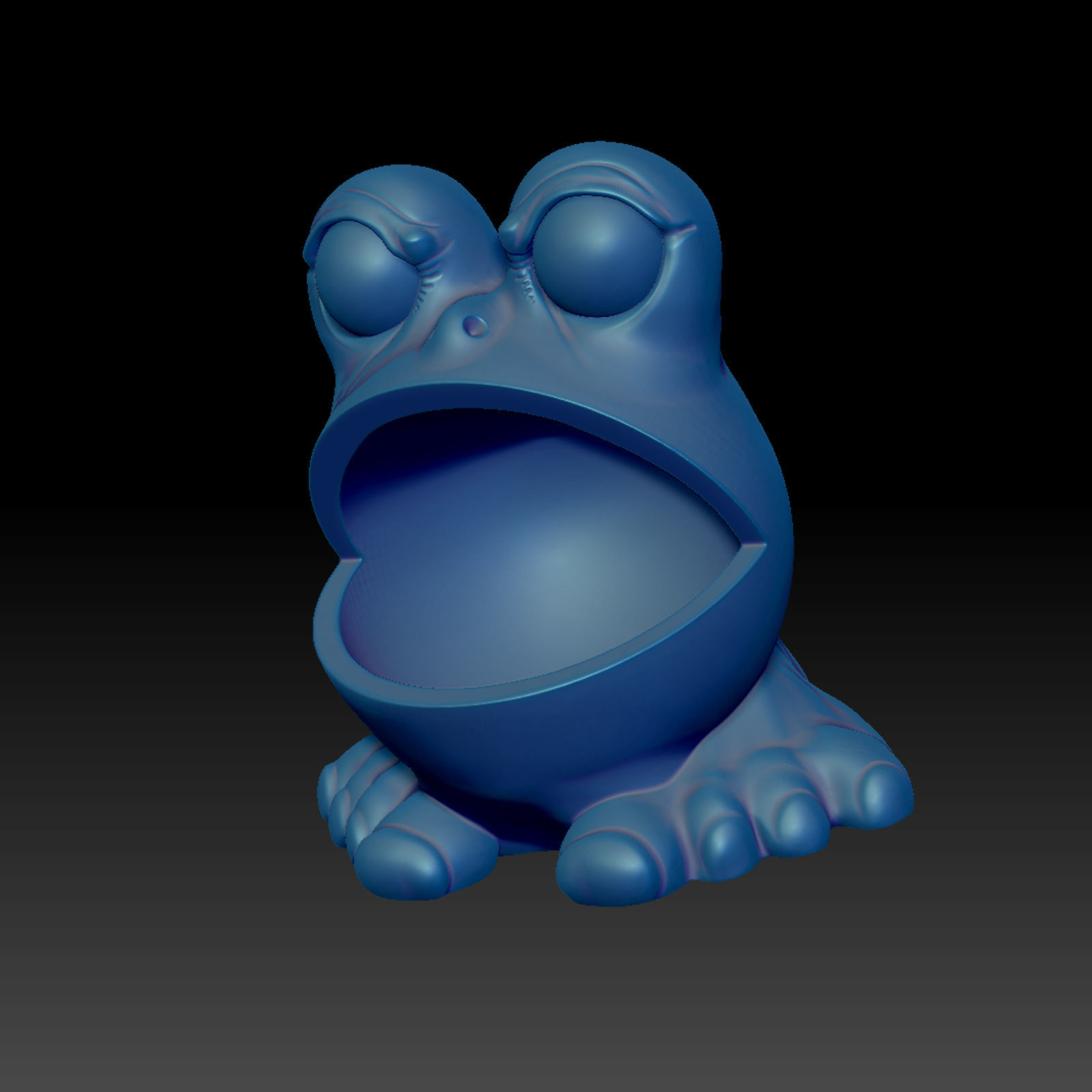 Frog-Man - STL 3D Print Model High-Polygon 3D print model_9