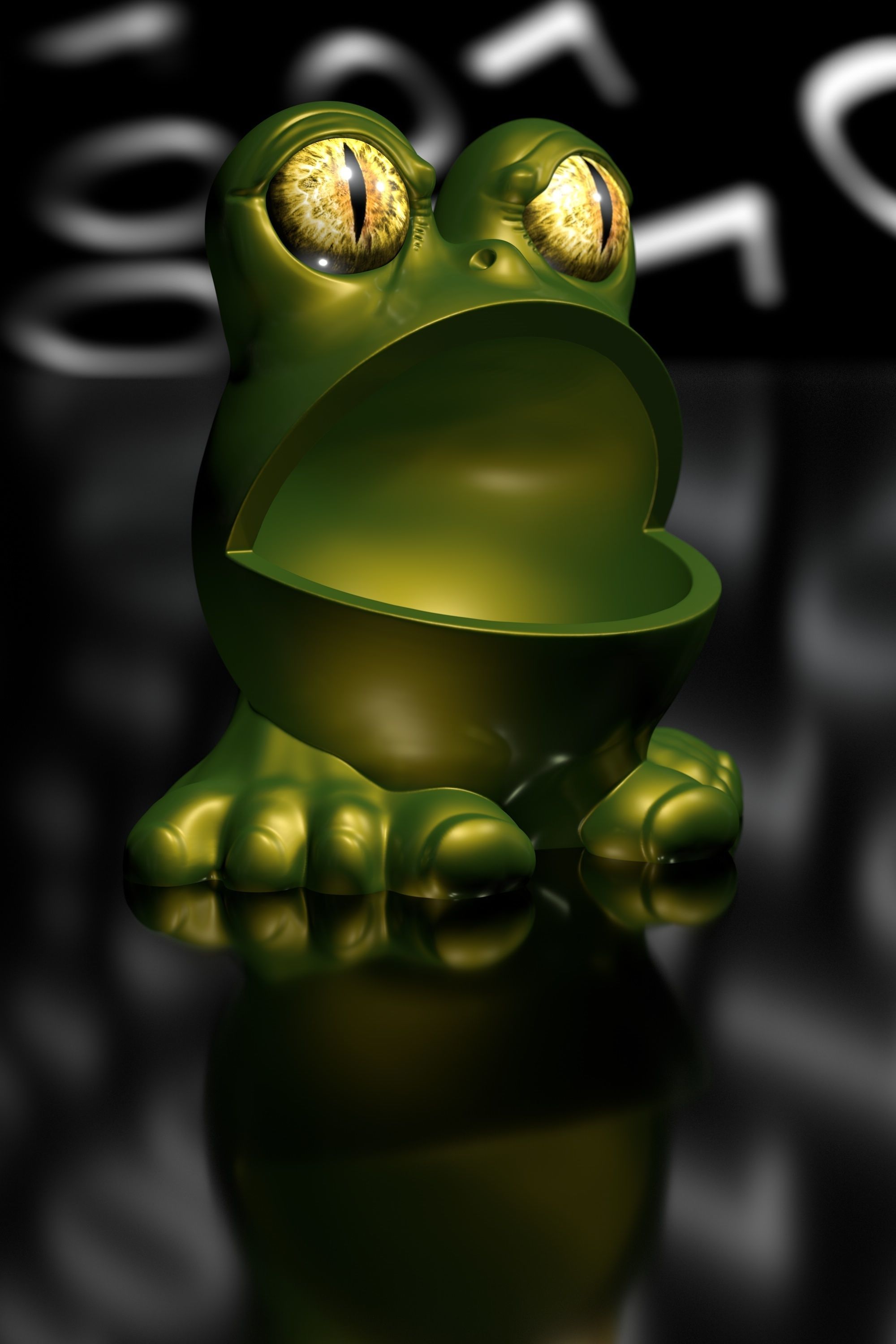Frog-Man - STL 3D Print Model High-Polygon 3D print model_3