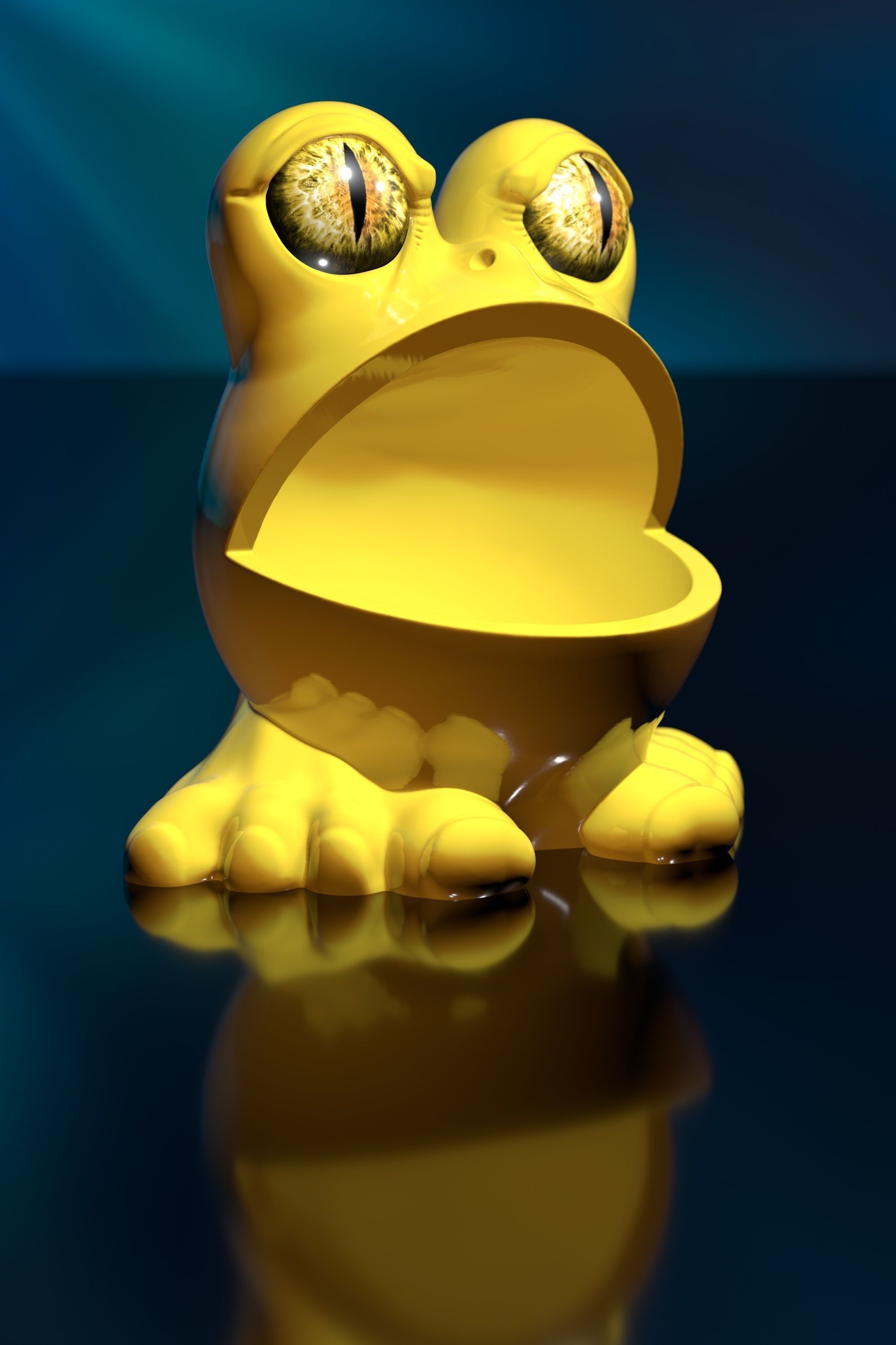 Frog-Man - STL 3D Print Model High-Polygon 3D print model_6