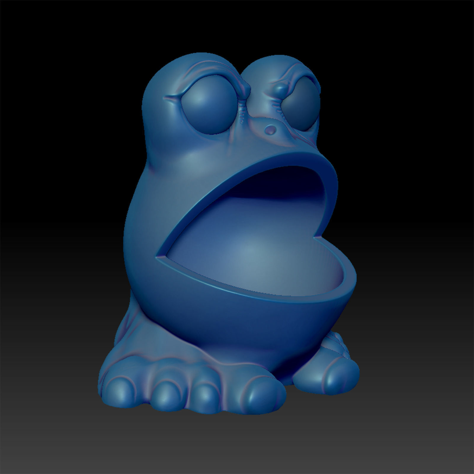 Frog-Man - STL 3D Print Model High-Polygon 3D print model_8