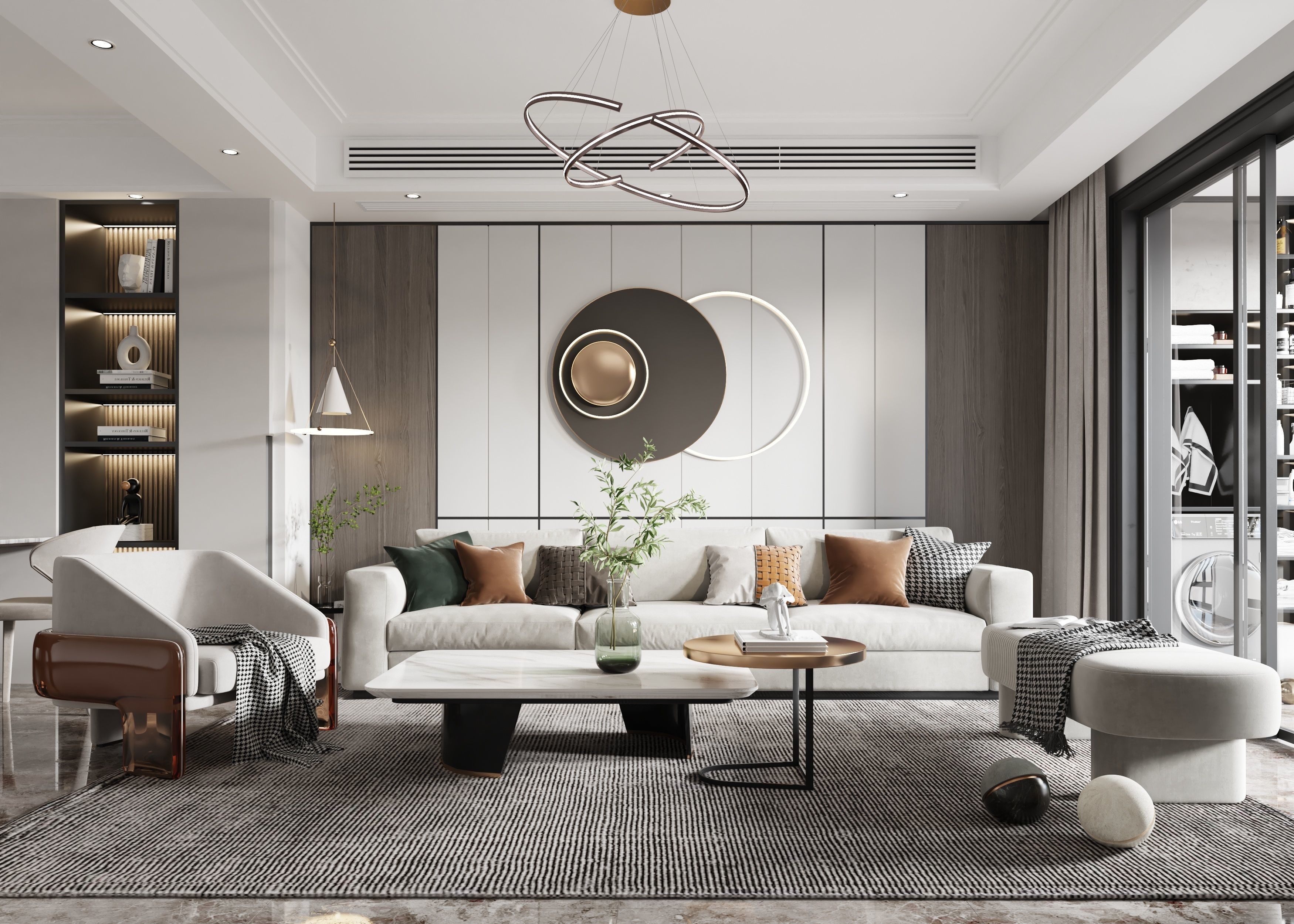 living room 3D model_1