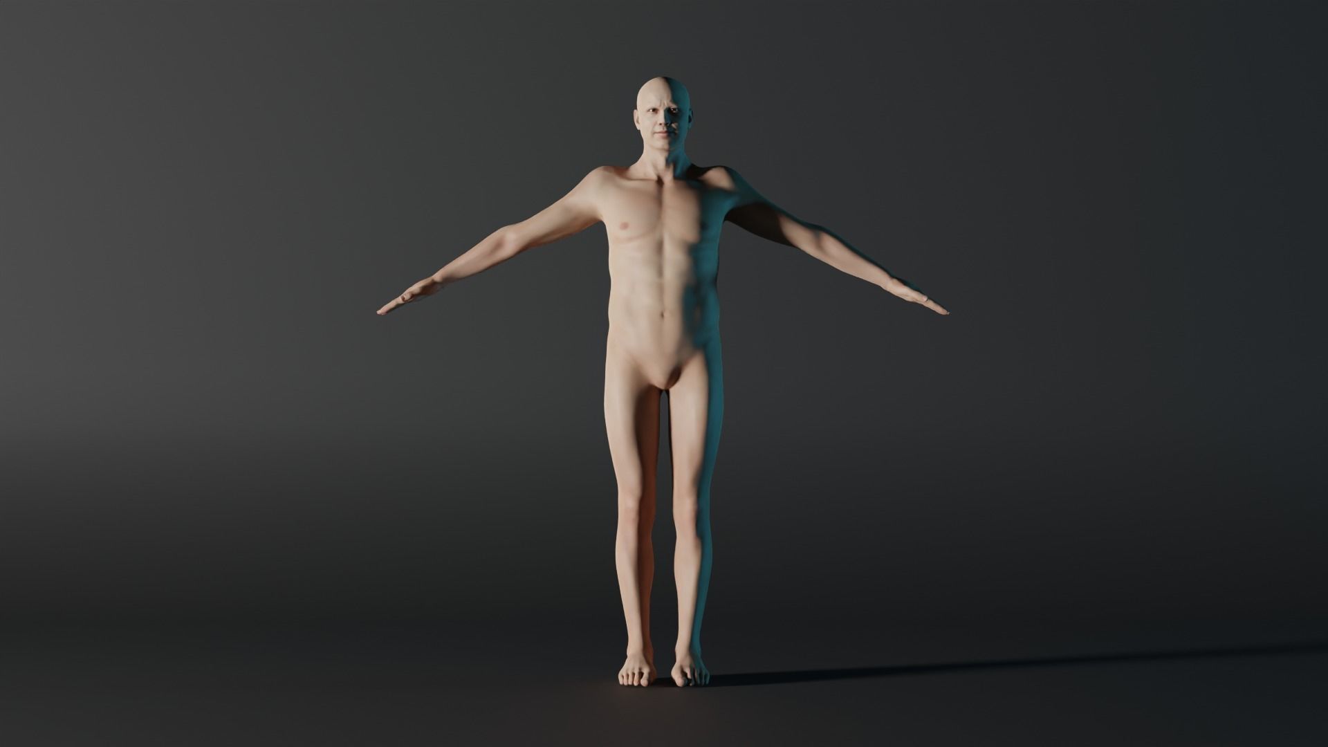 Realistic Male - Gary 3D model_1