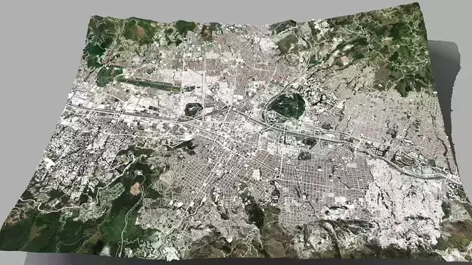 Cityscape Medelin Colombia 3D model
