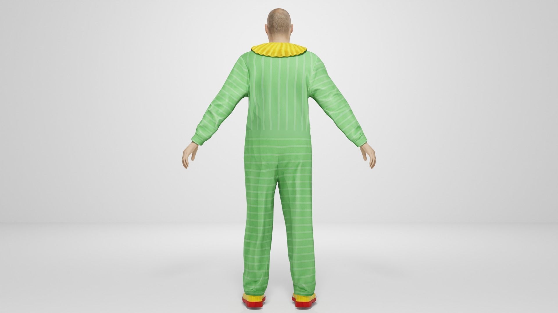 Joker Low-poly 3D model_17