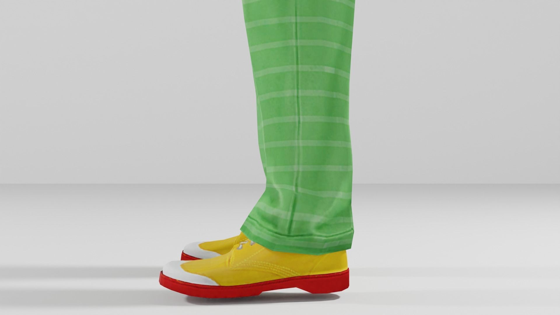 Joker Low-poly 3D model_12