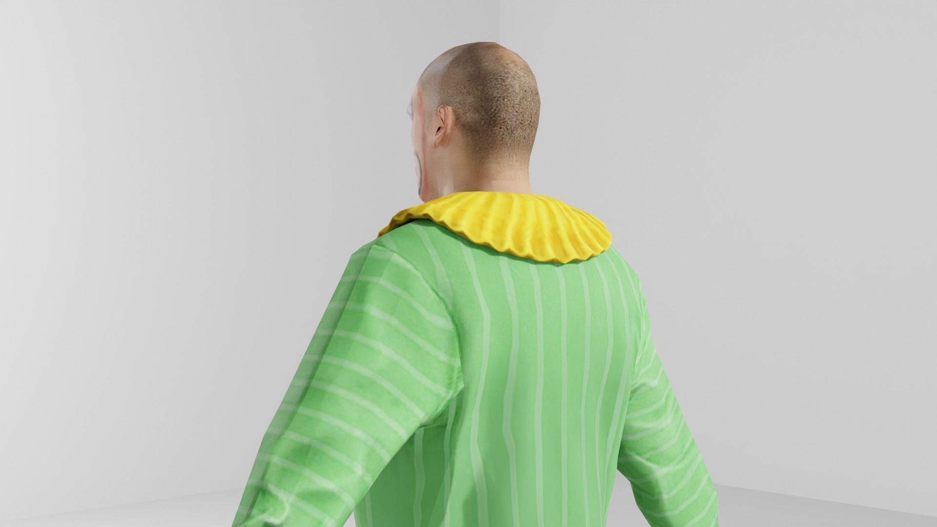 Joker Low-poly 3D model_14