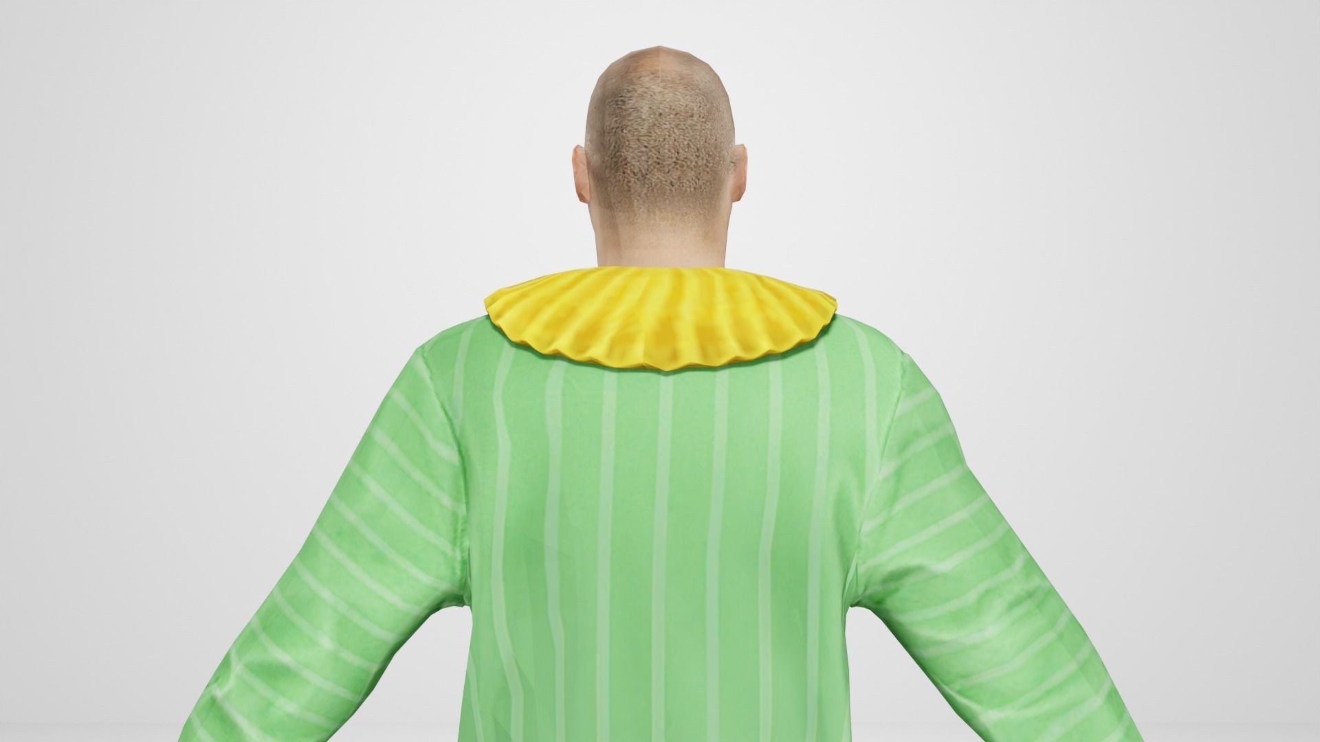 Joker Low-poly 3D model_18