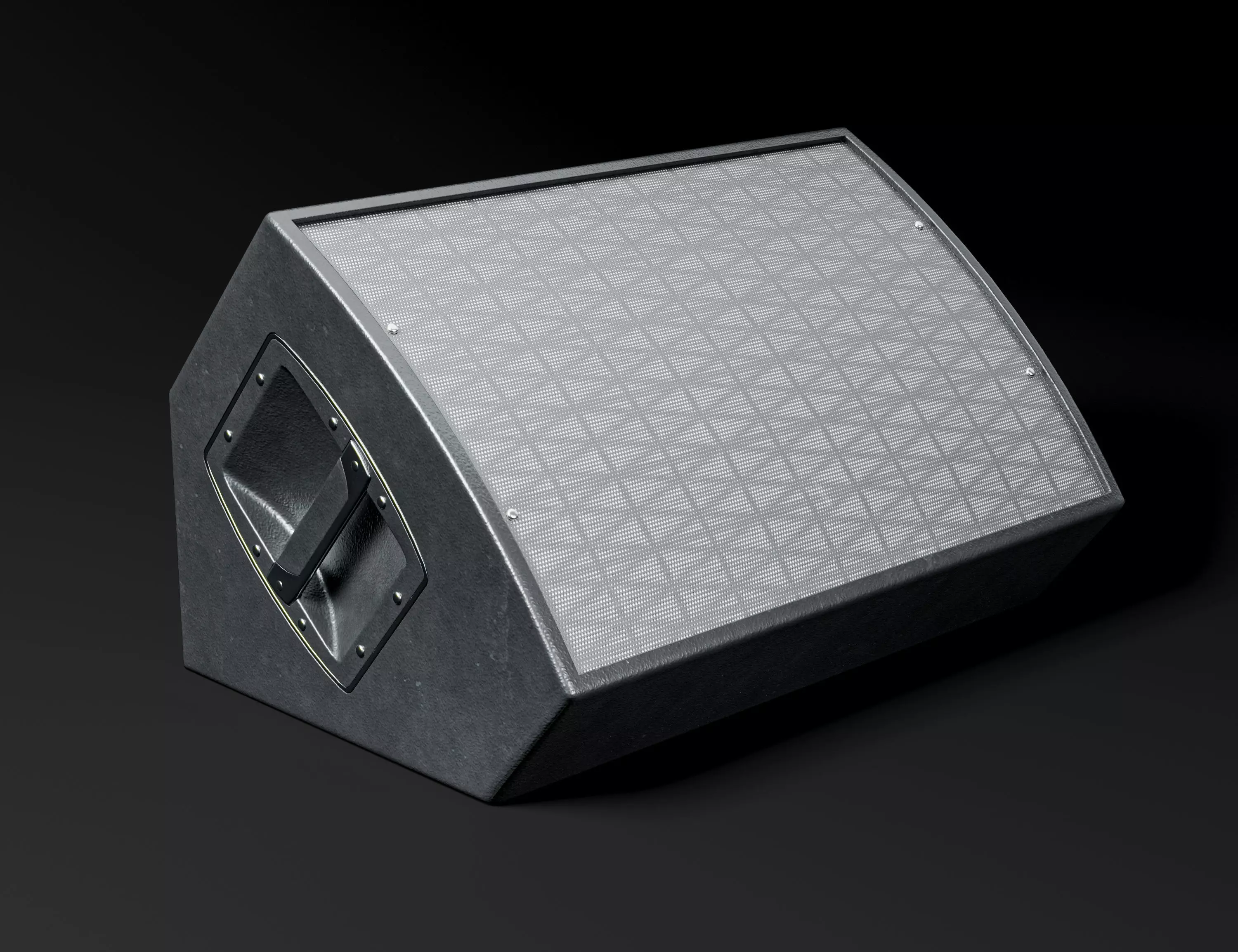Electro-Voice Powered Speaker Low-poly 3D model