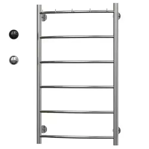 Electric heated towel rail Secado Milan 1 K 80x50 chrome L