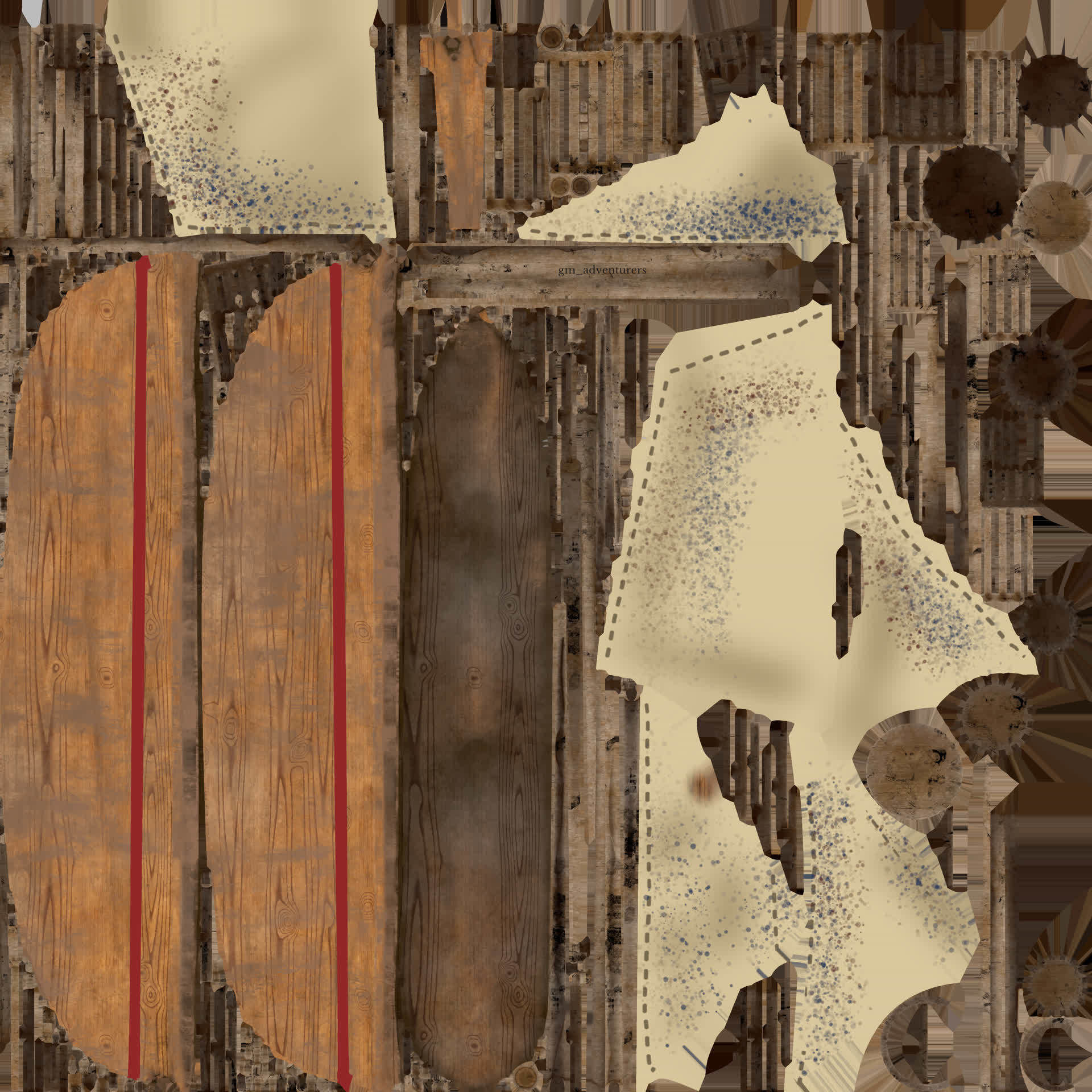 Sail Boat Asset Low-poly 3D model_3