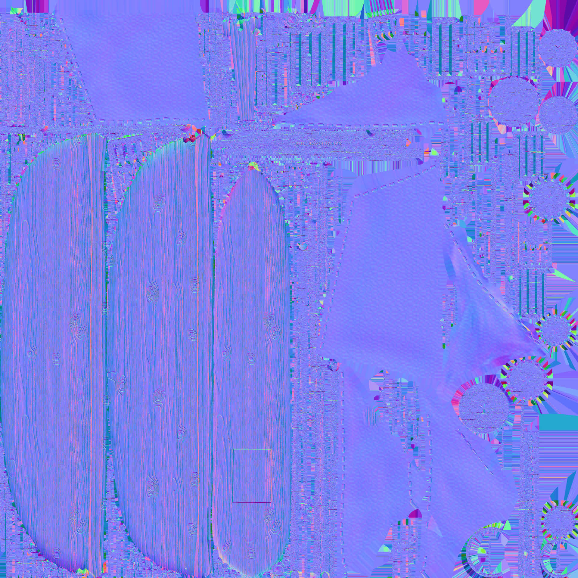 Sail Boat Asset Low-poly 3D model_5