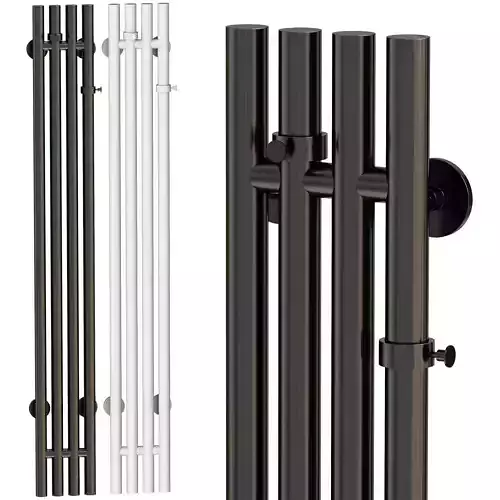 Electric towel warmer EWRIKA Penelope V 120x15 white and black