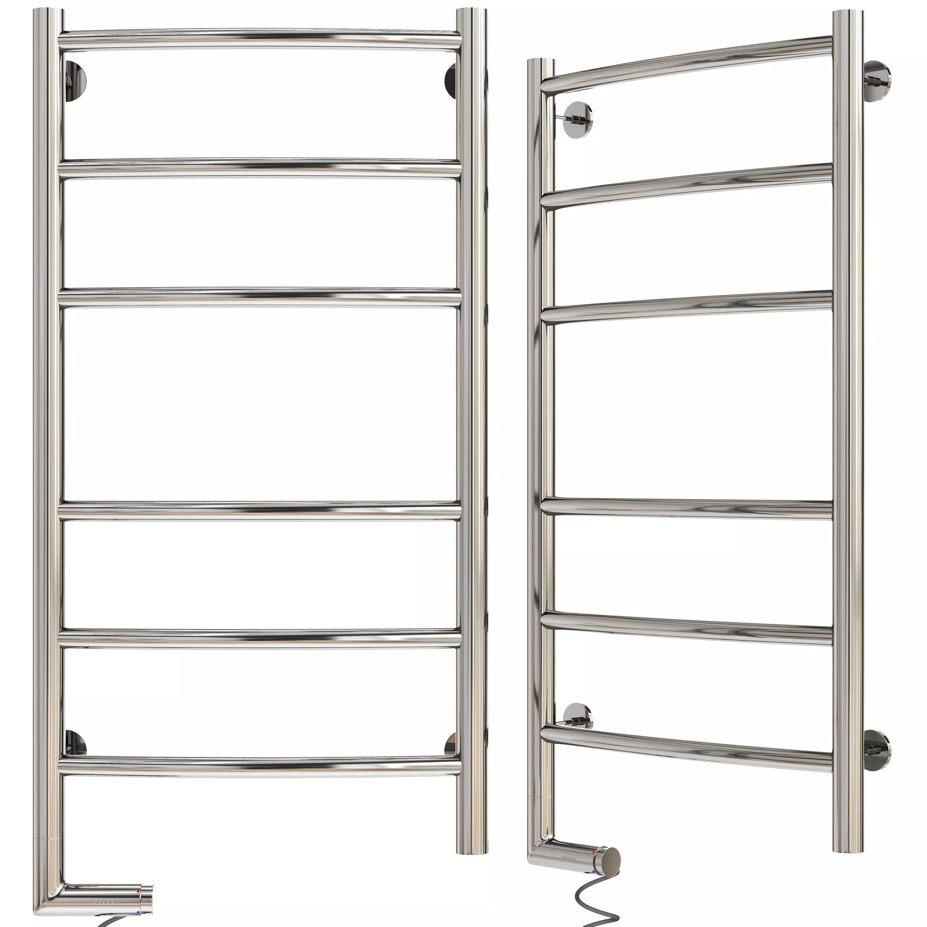 Electric towel warmer Sunerzha Galant 20 80x40 left 3D model_0